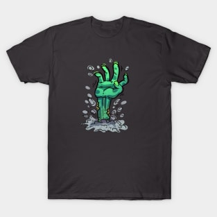 Cartoon Zombie Hand T-Shirt